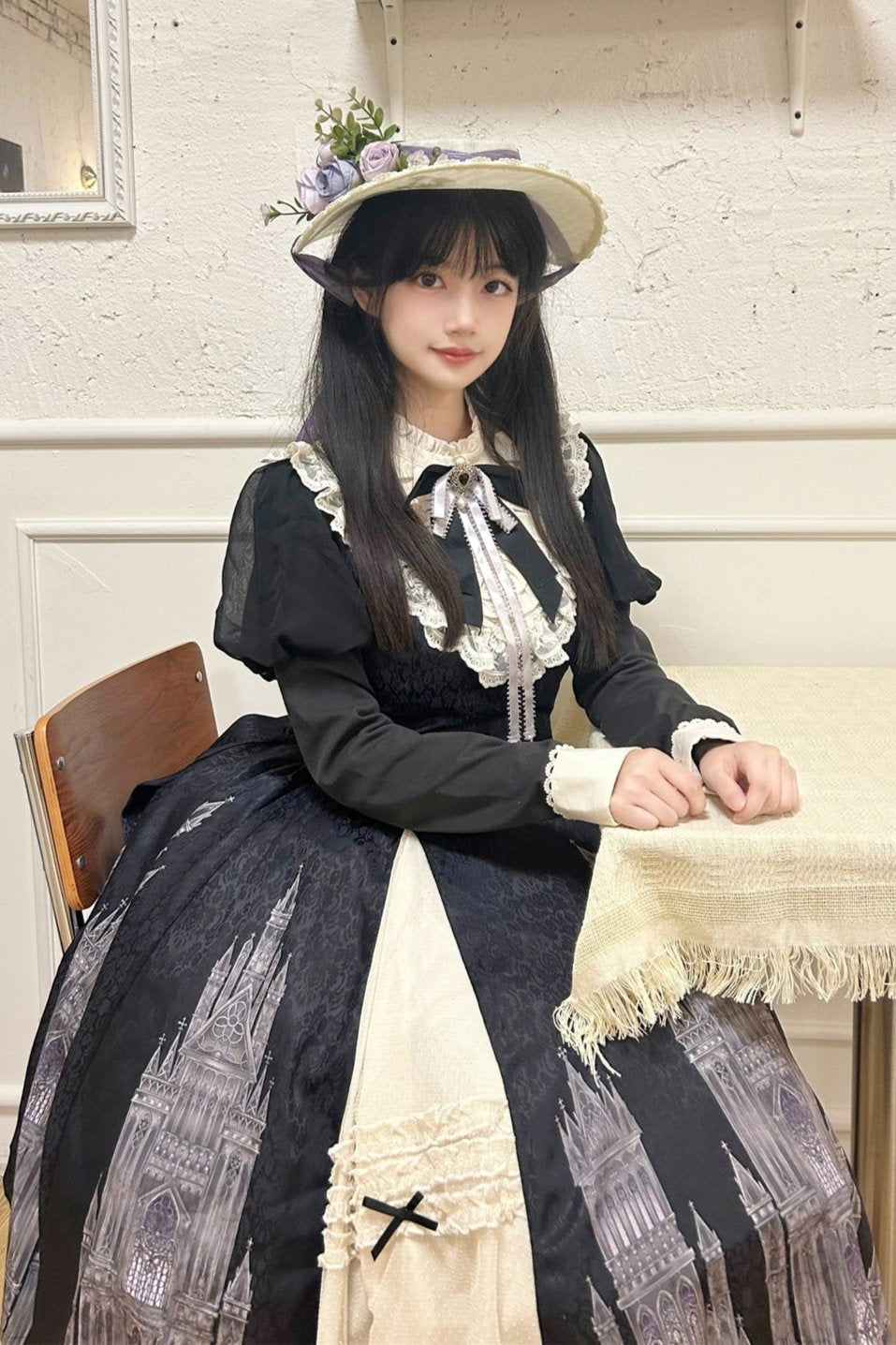 チャーチベルエレガントゴシッククラシカルドレス