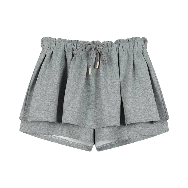 Half Moon Curved Puffy Skirt