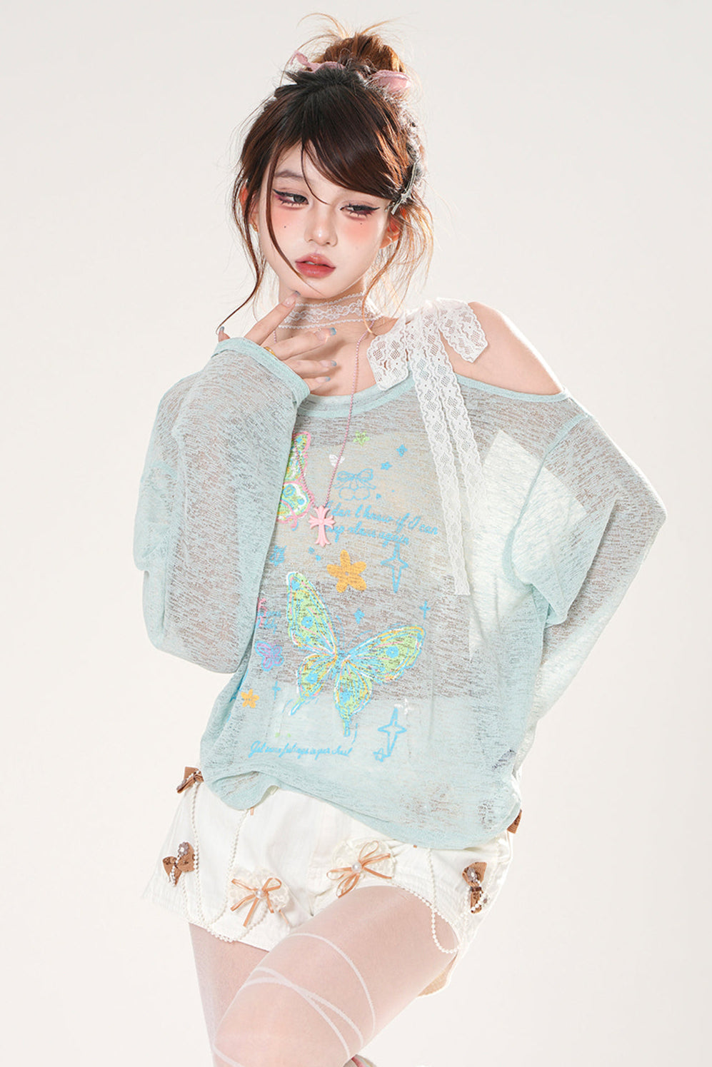 Frosting Butterfly Mock Tops