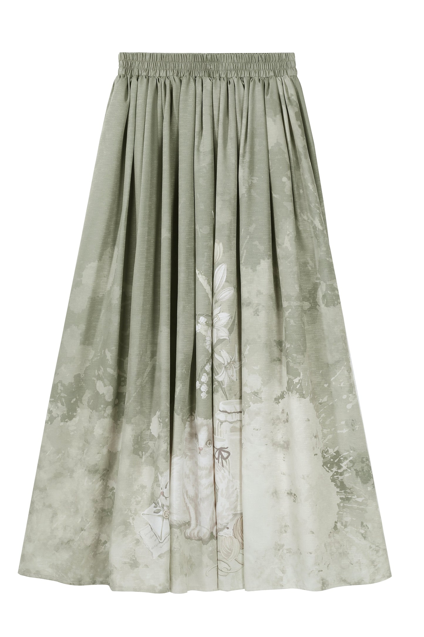 【予約商品】タイムエレガントクラノースリーブトップス+レトロフルーラスカート