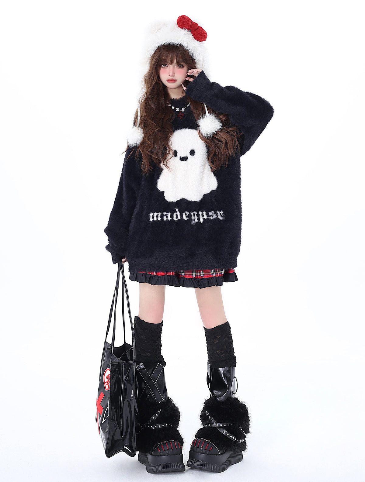 クレイジーガールリトルゴーストニット