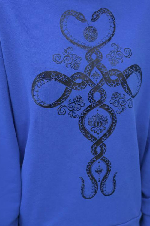 Mode Dark Snake Ear Hoodie