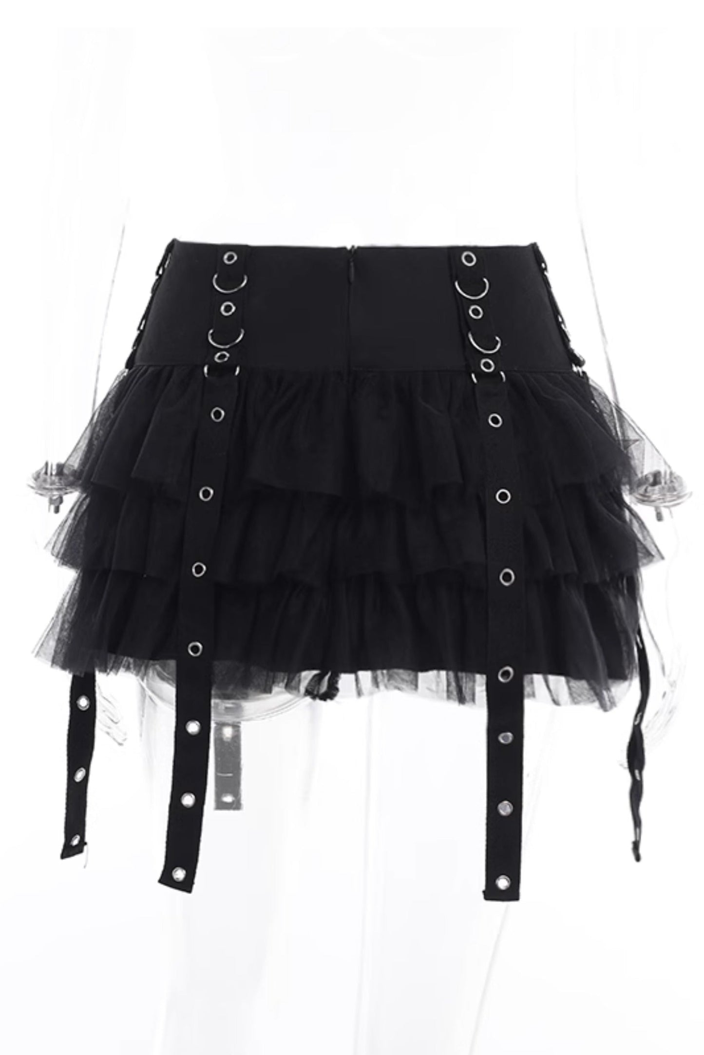 Gothic Mesh Cake Skirt