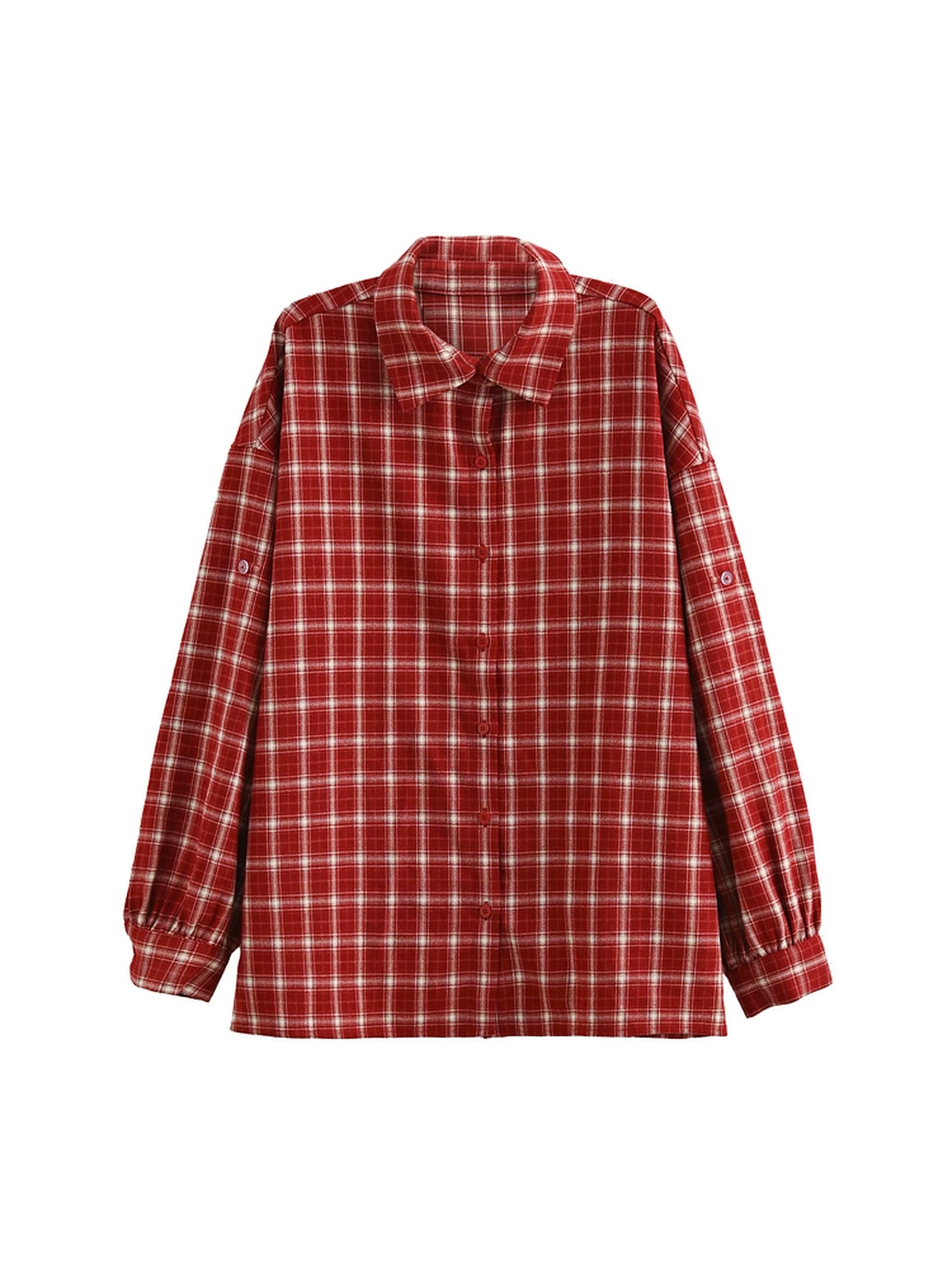Plaid Winter Blouse