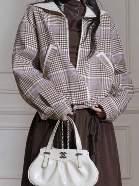 Ahorn-Milch-Braun-Jacke+Rock