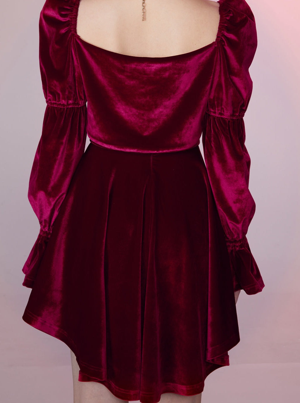 Retro Princess Velvet One Piece