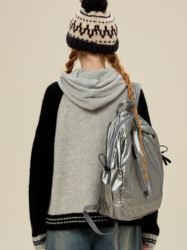 レトロモノグラムショートニットカーディガン