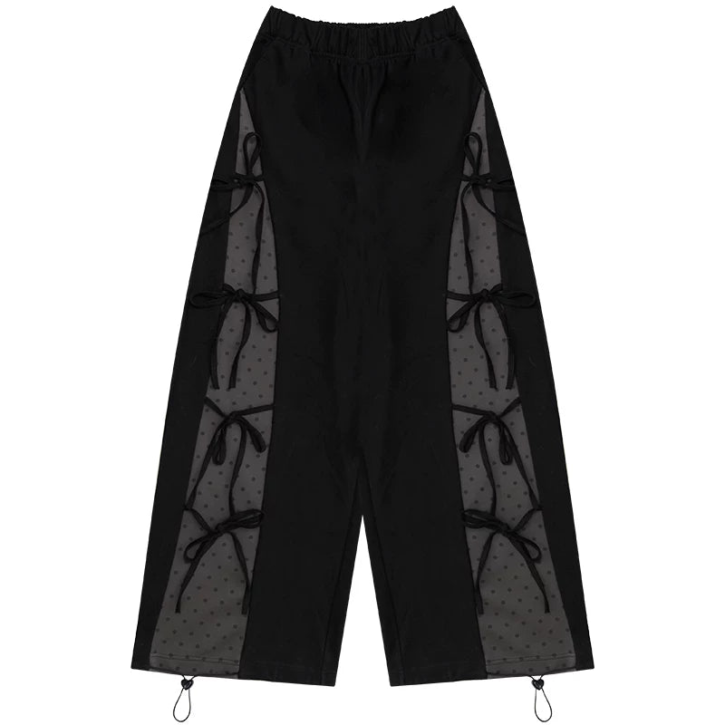 Side Bow Wide Leg Pants