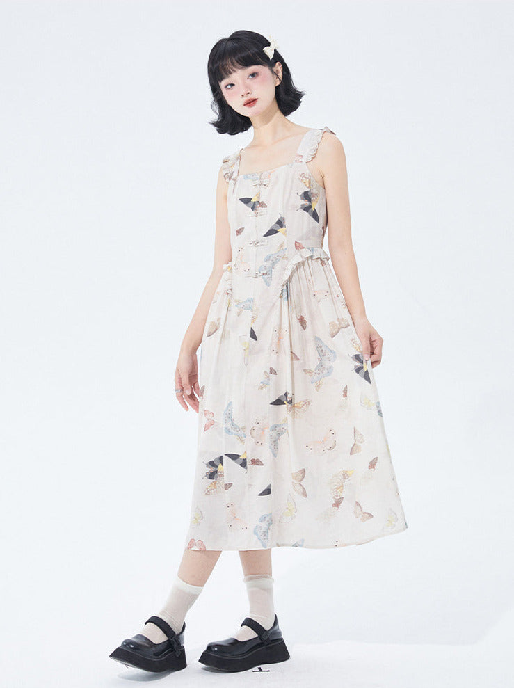 Butterfly Lin Lint Frill Shoulder Chaimabis Chawan Peace