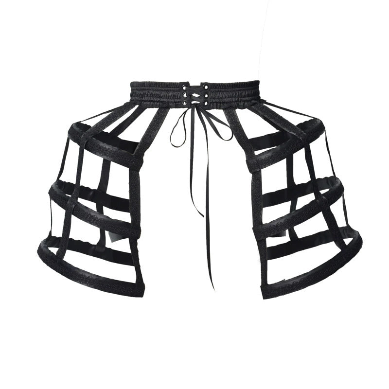 Thriller Scarlet Gothic Trailing Skirt