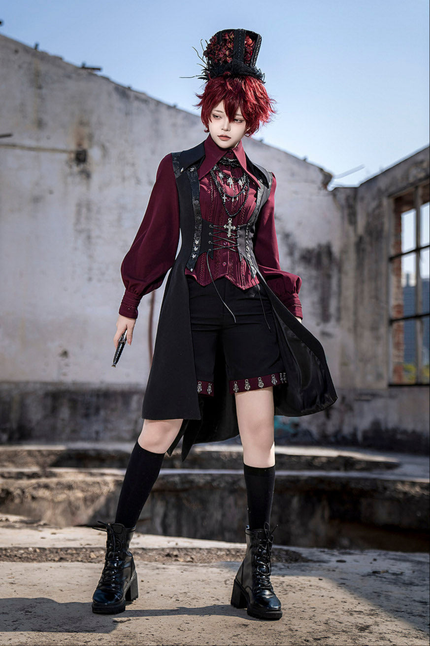 レッドブラック4.0レトロダークプリンスハット