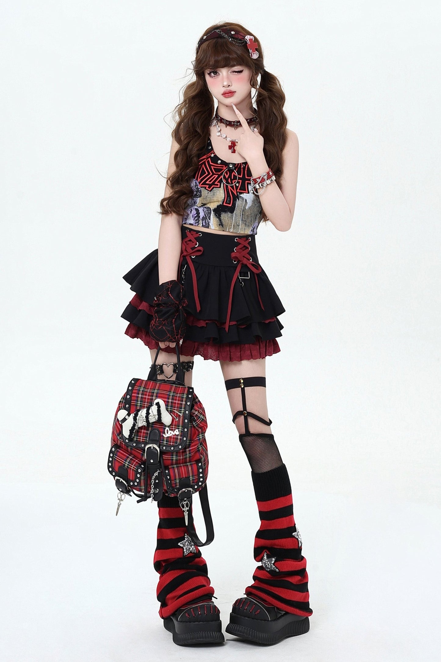 リベリアスヤビレースケーキスカート