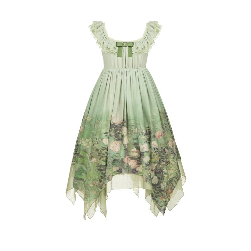 Classic Chiffon Rose Dress Setup