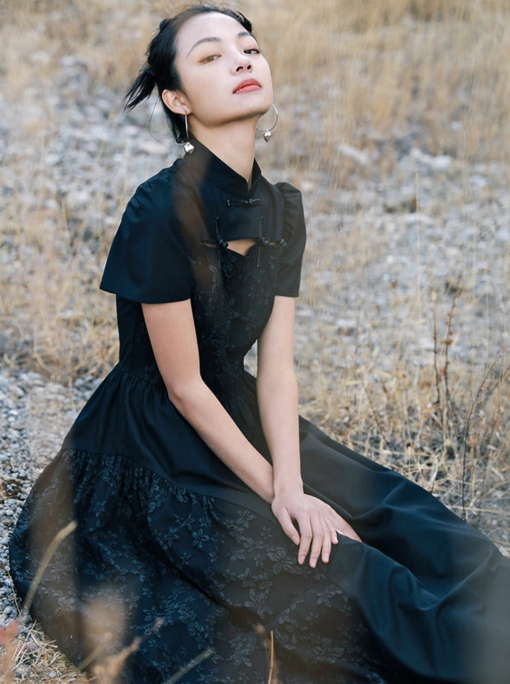 Volume de carte rétroja robe de porcelaine