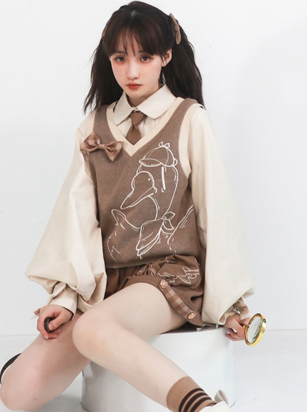 探偵レトロニットベスト