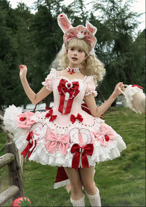 【2月26日予約締切】スイートベリーラビットロリータドールドレス+ドレスセット