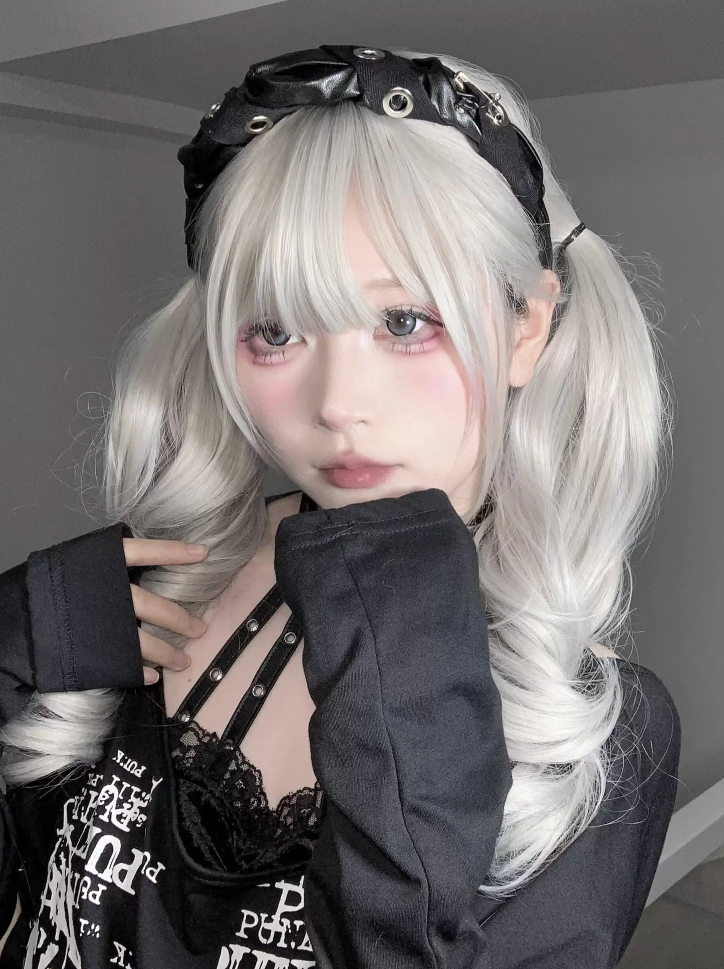 Dark Gothic Twist Leather Headband