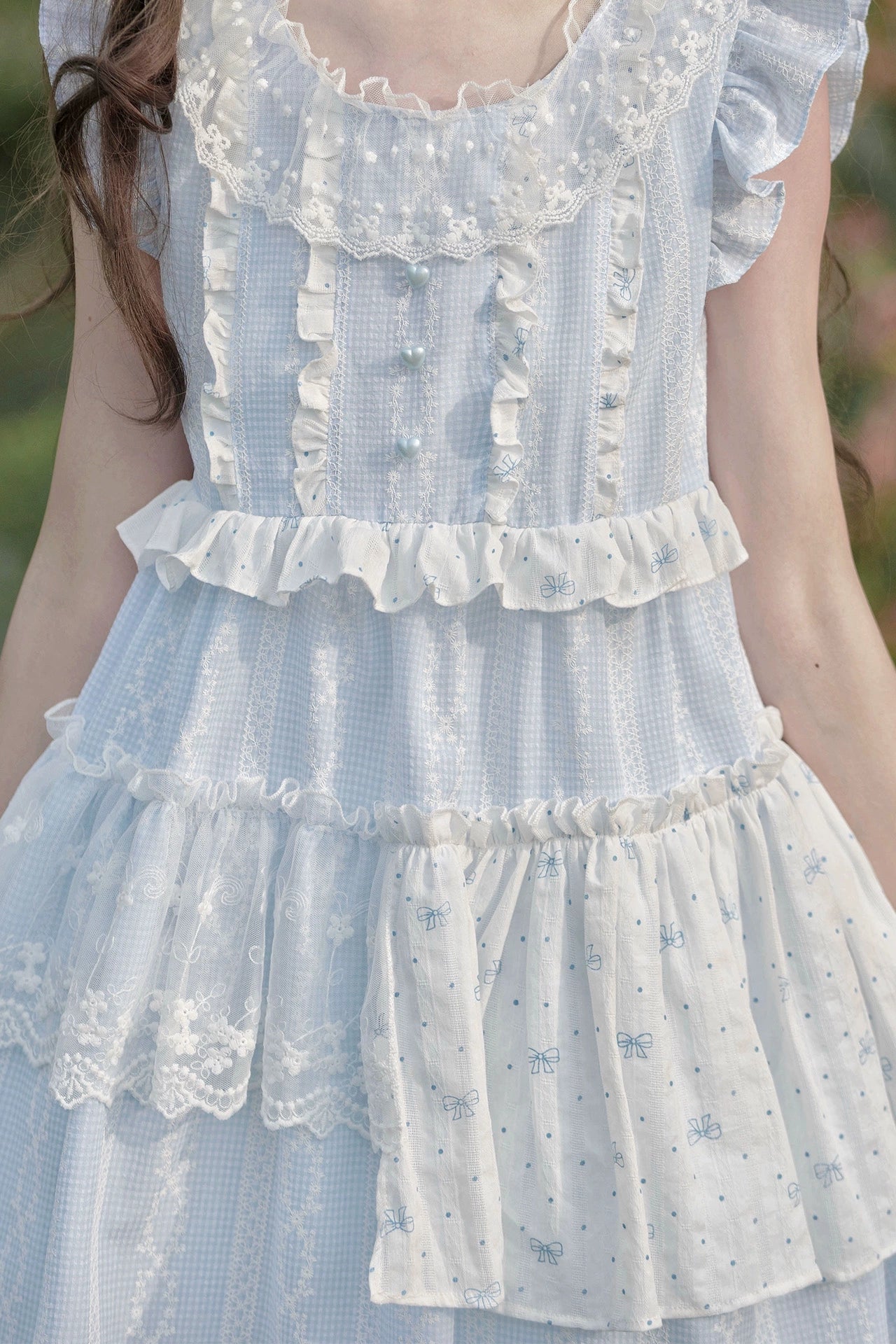 フライスリーブベビードールドレス