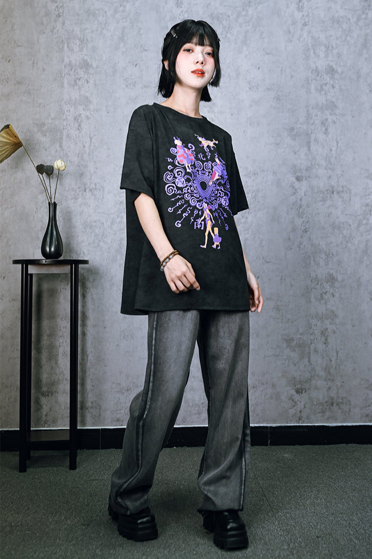 China Design Loose Over Tops