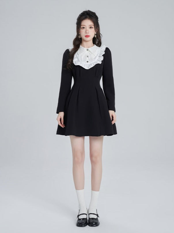 Retro Frilled Doll Girl Dress