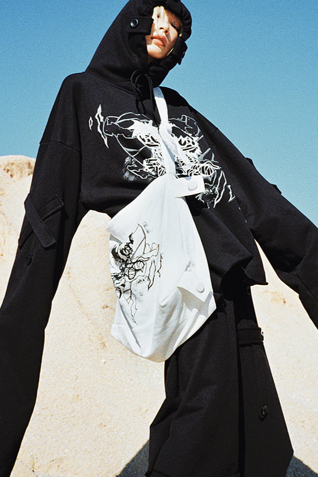 ミイララブフードスウェットパーカー