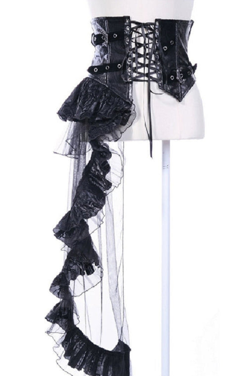 ゴシックゴージャスローズフロッキングコルセット