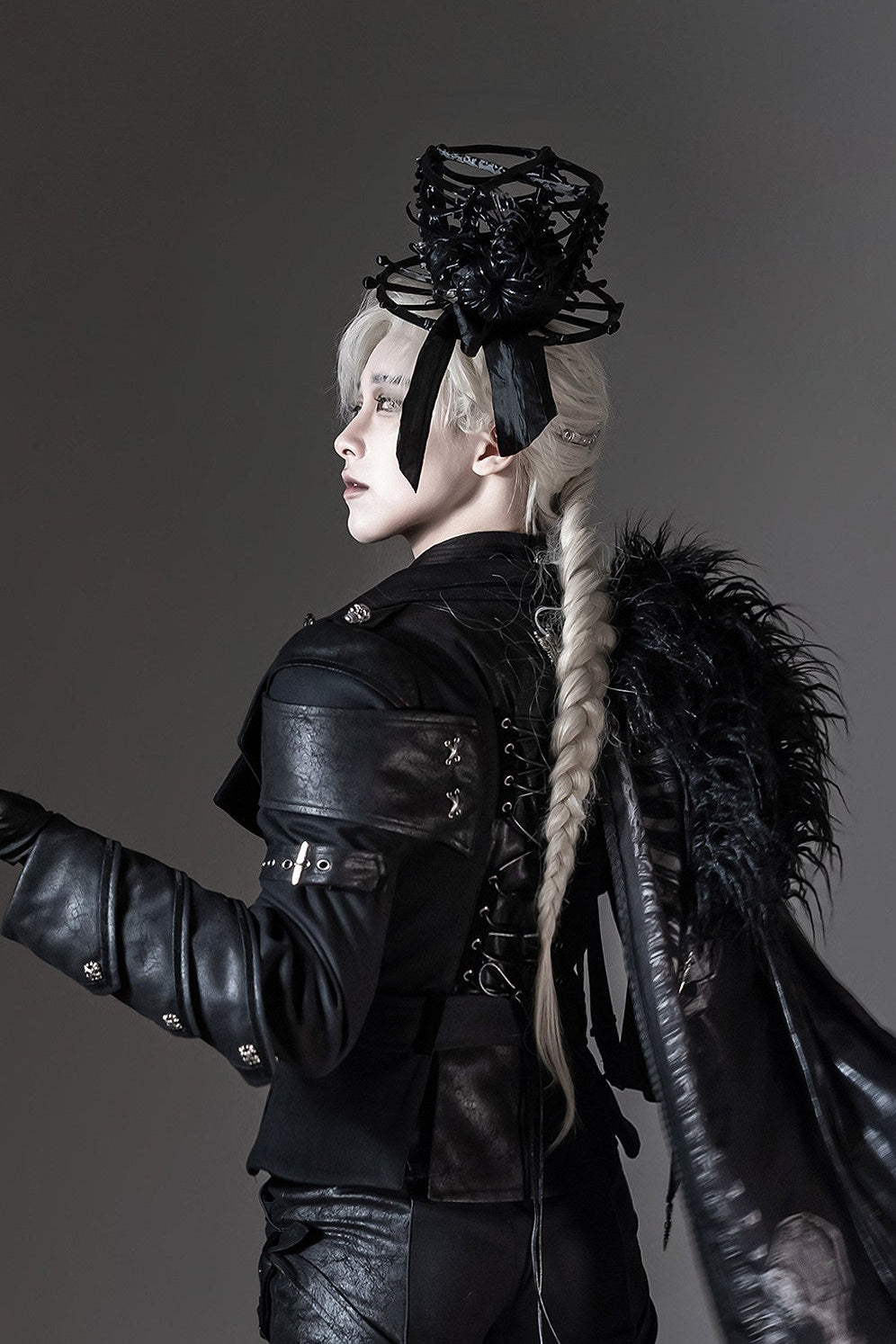 【6月8日预售截止】幻影之夜系列花朵面纱骷髅帽+迷你帽