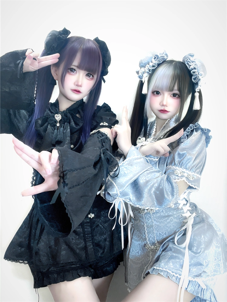 チャイナストラップリボンドレスパンツスーツ【予約商品】