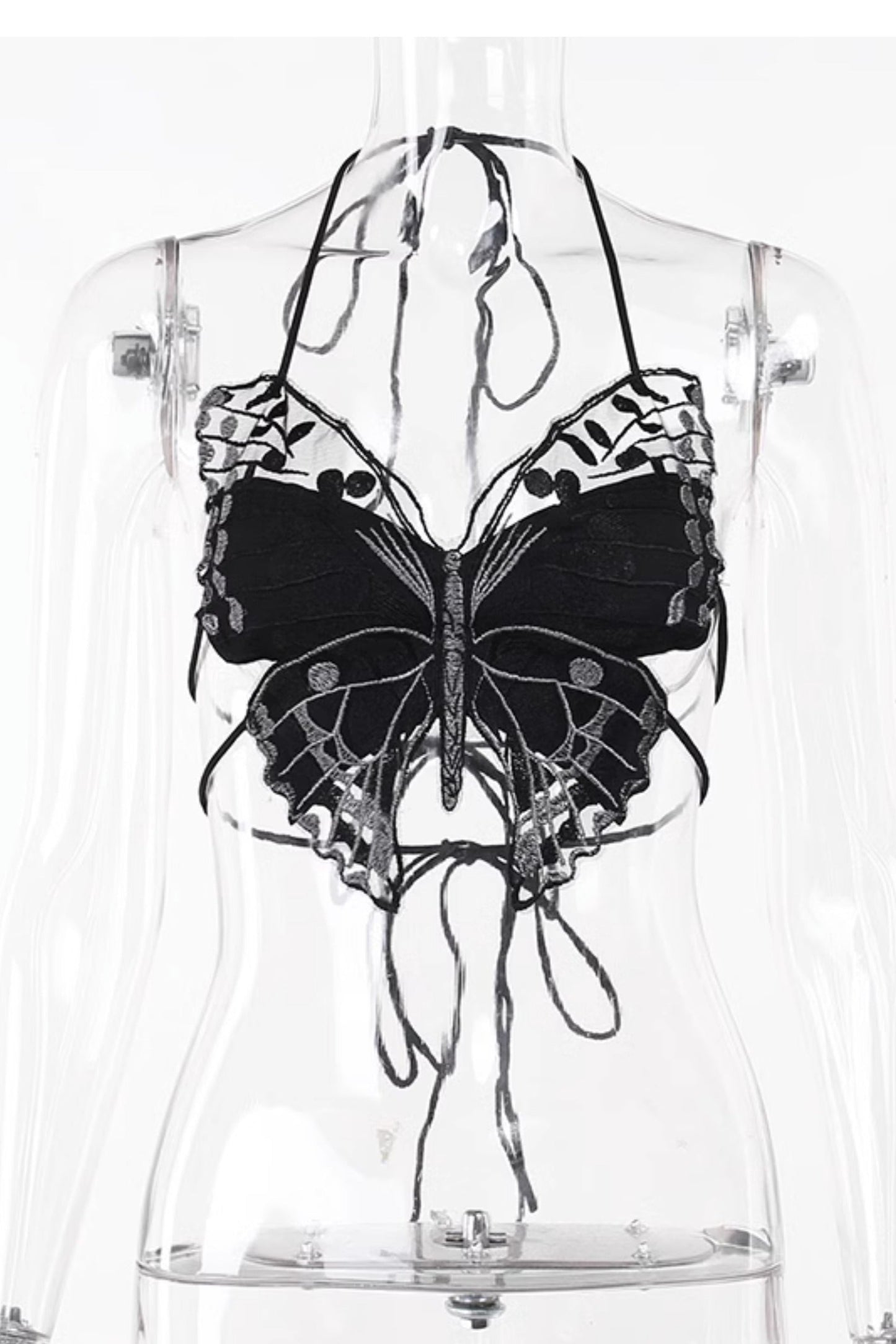 Gothic Butterfly Butterfly Tops