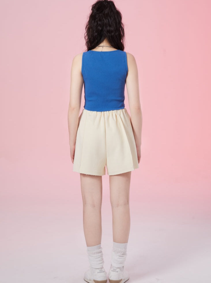 Sweat décontracté et sportif + camisole + short