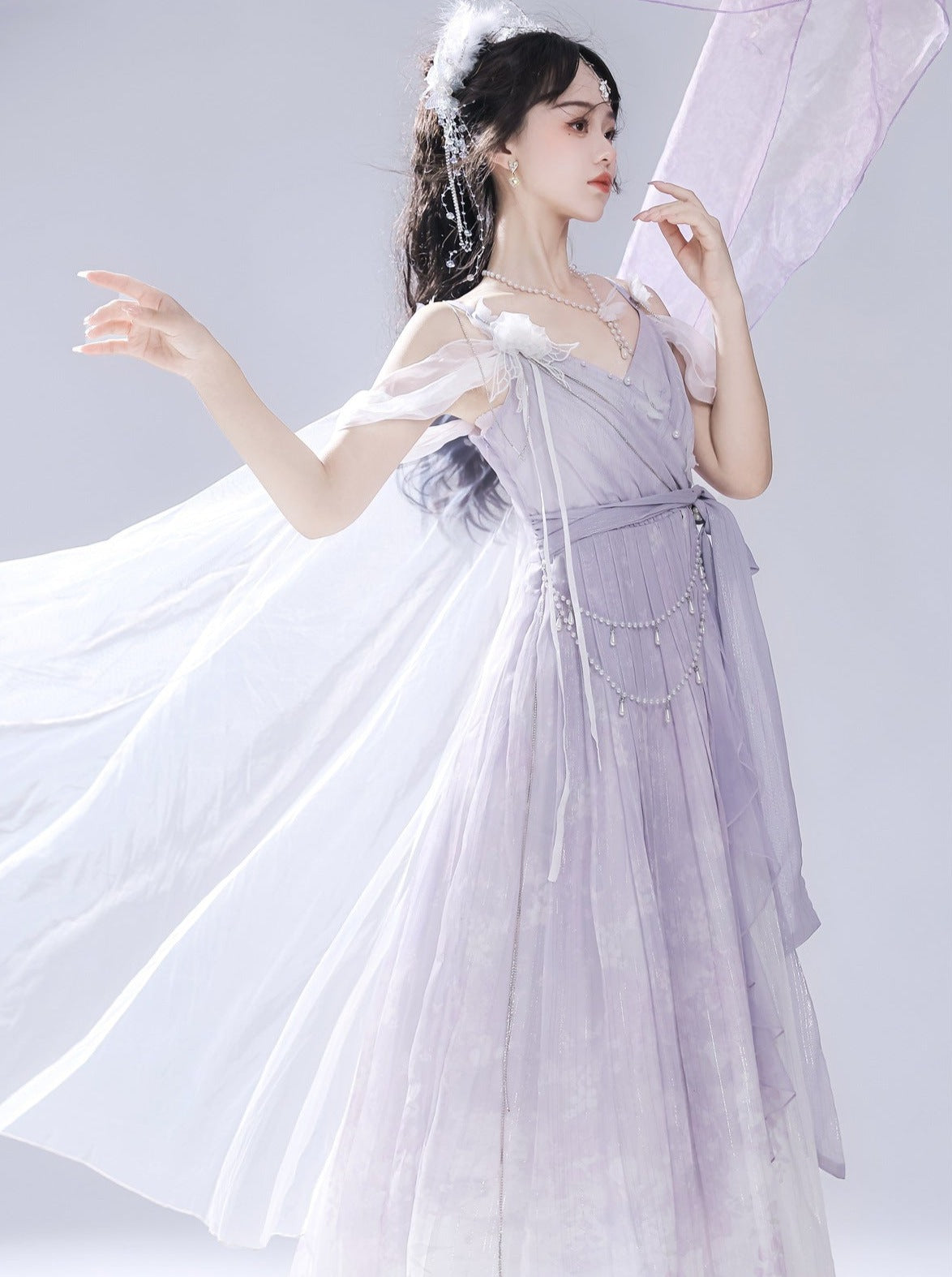 Chinese Elegant Fairy Long Dress