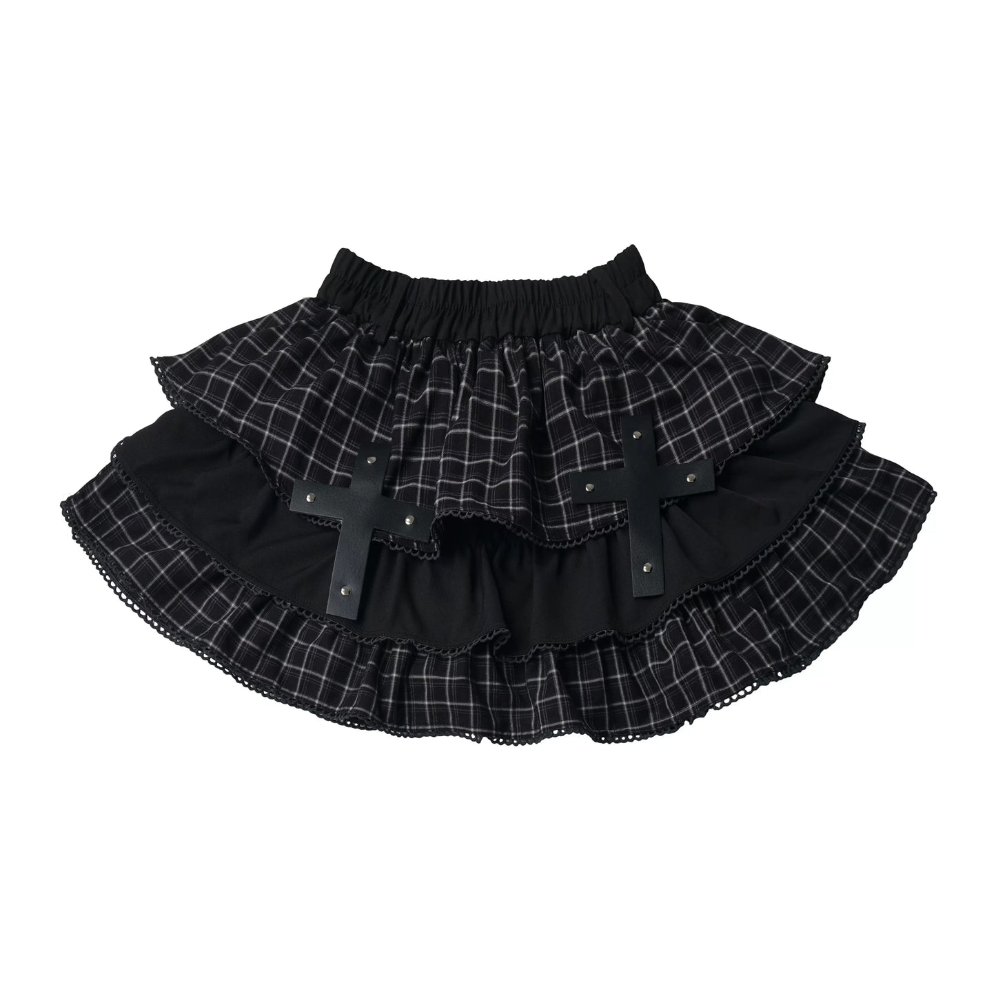 サブカルポルカドットドレス+トップス+スカート