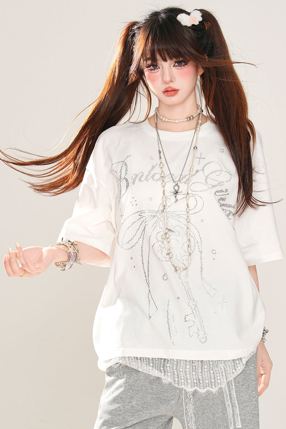 サブカルライトレースルージトップス