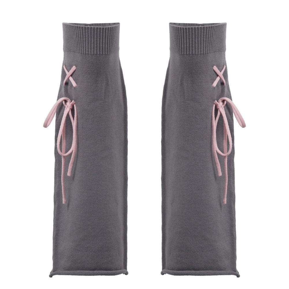 チュチュチェックスカート+シャツ+カーディガン+レッグウォーマー