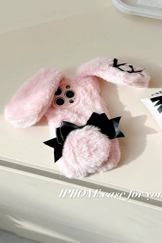 Fur bunny phone case