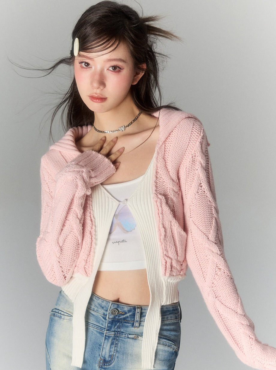 バタフライシリーズカラフルバタフライプリントキャミソール