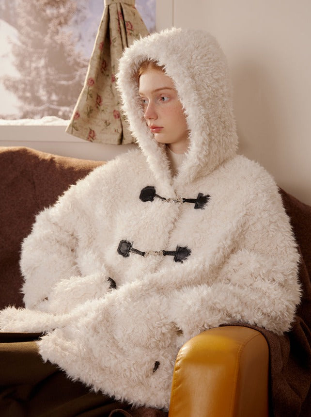 Rambo wool hooded coat