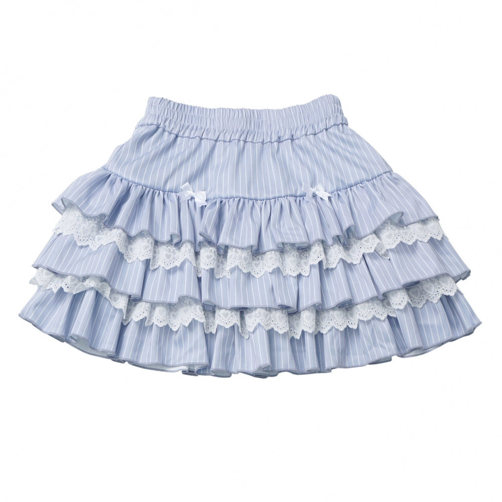 Smock Suspenders + Doll Color Tops + Cake Skirt