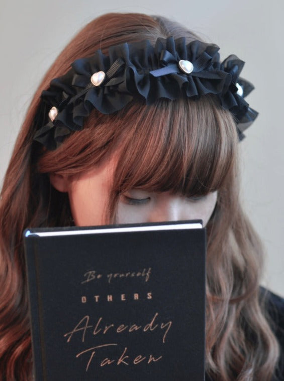 Gothic Frilled Ribbon Catsuit