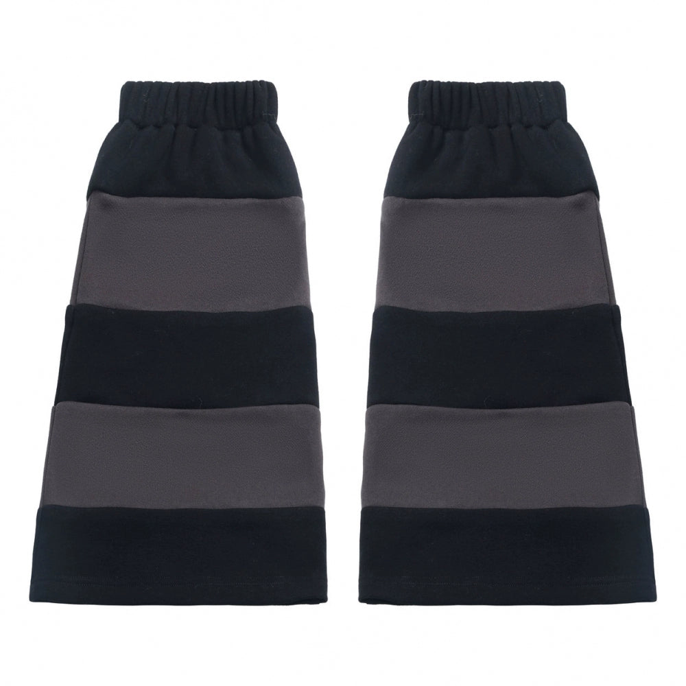 Tanuki fur jacket + sweatshirt + skirt + pants + leg covers