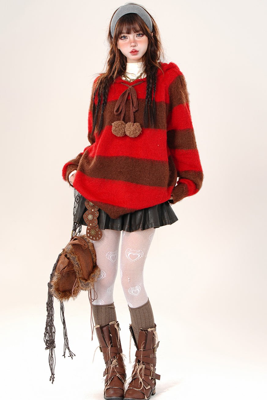 プラッシュダルメシアンウールセーター