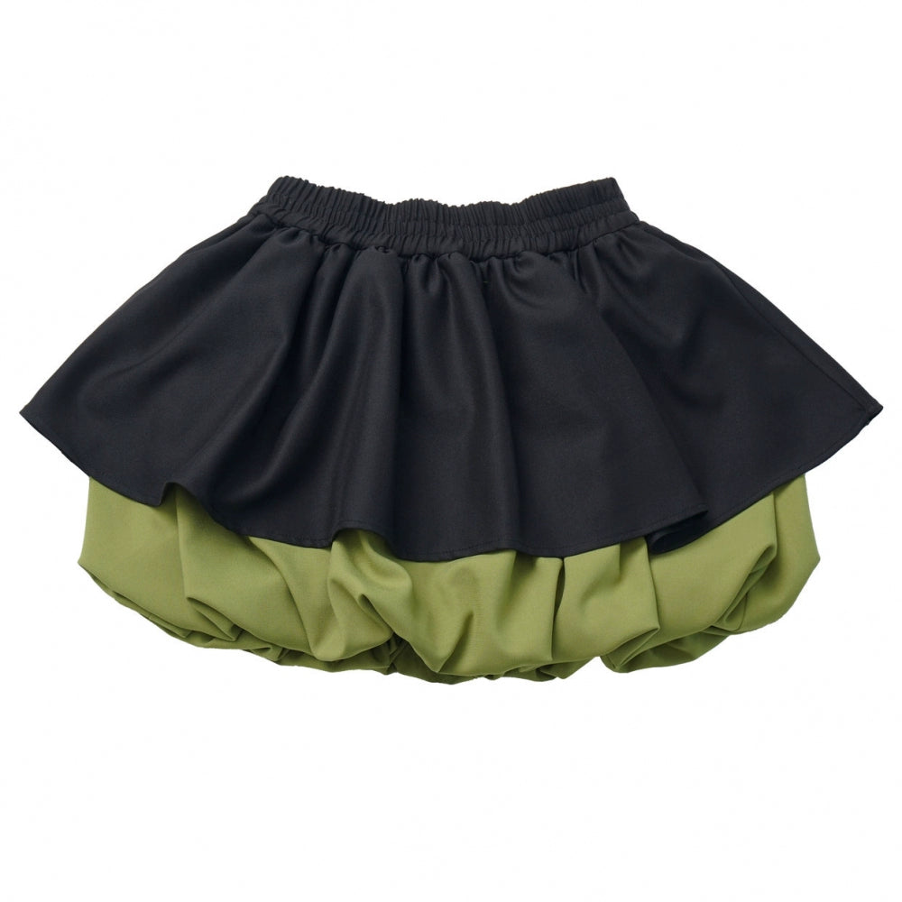 ワンショルダーアシメトップス+バルーンスカート