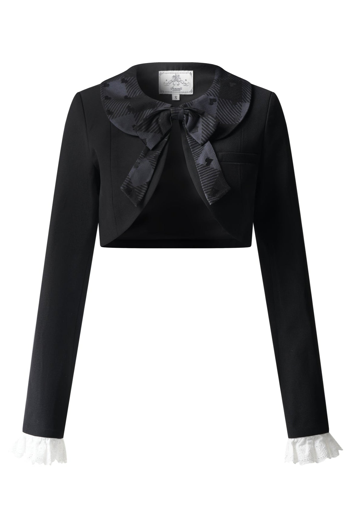 Silent Black Lady Lolita Princess Jumperskirt + Cropped Top