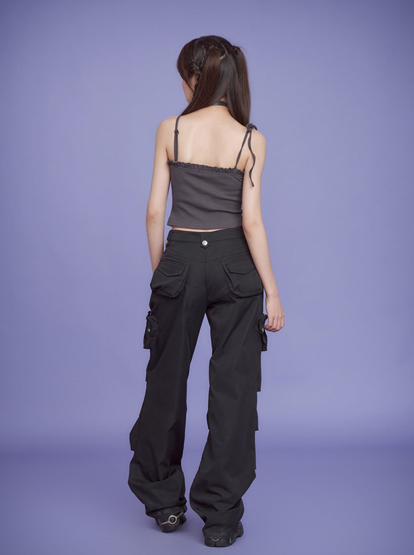 Rose Design Frilled Camisole