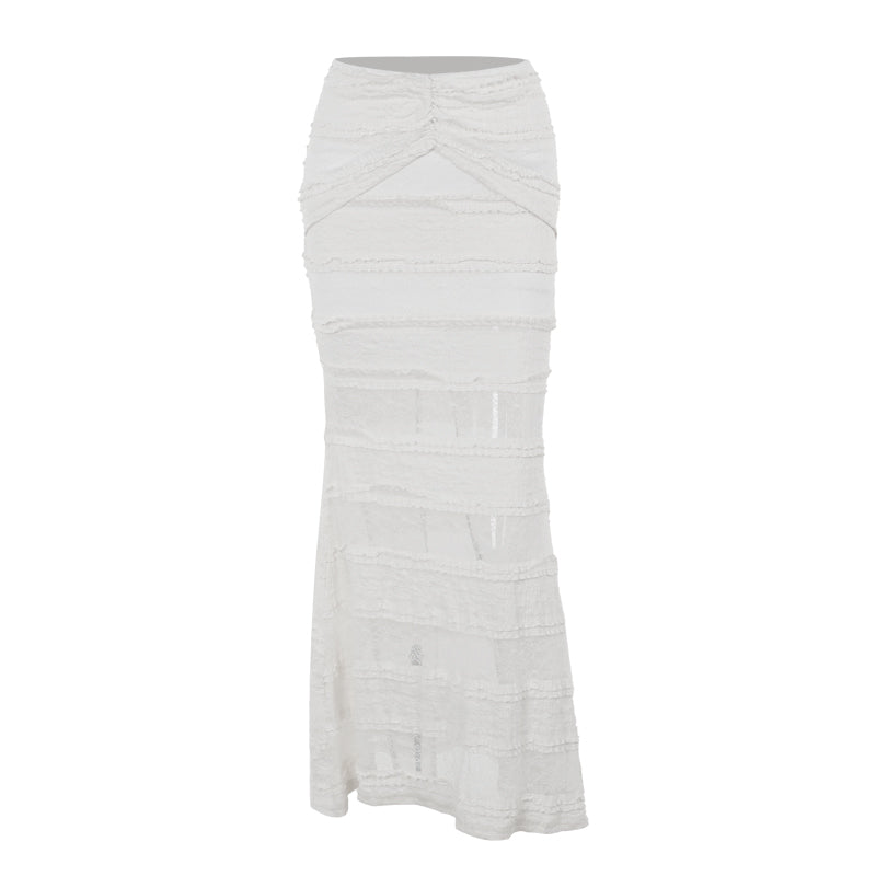 Ghost Dress Set One Shoulder Top Setup