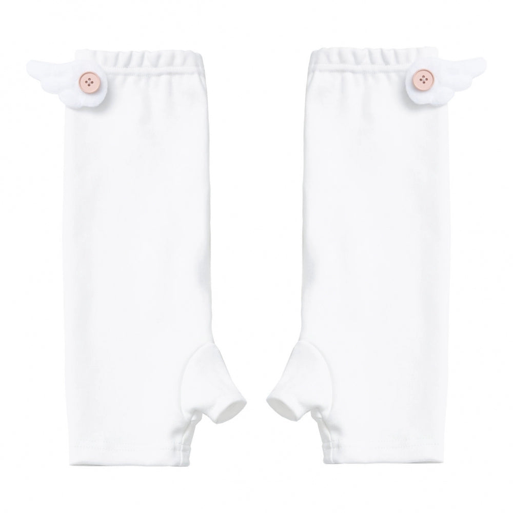 パステルスイートツインスカーフ付きTシャツ+パフスカート+アームカバー