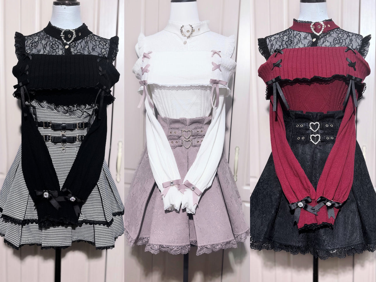 Pearl Lace Off-the-shoulder Knit Top