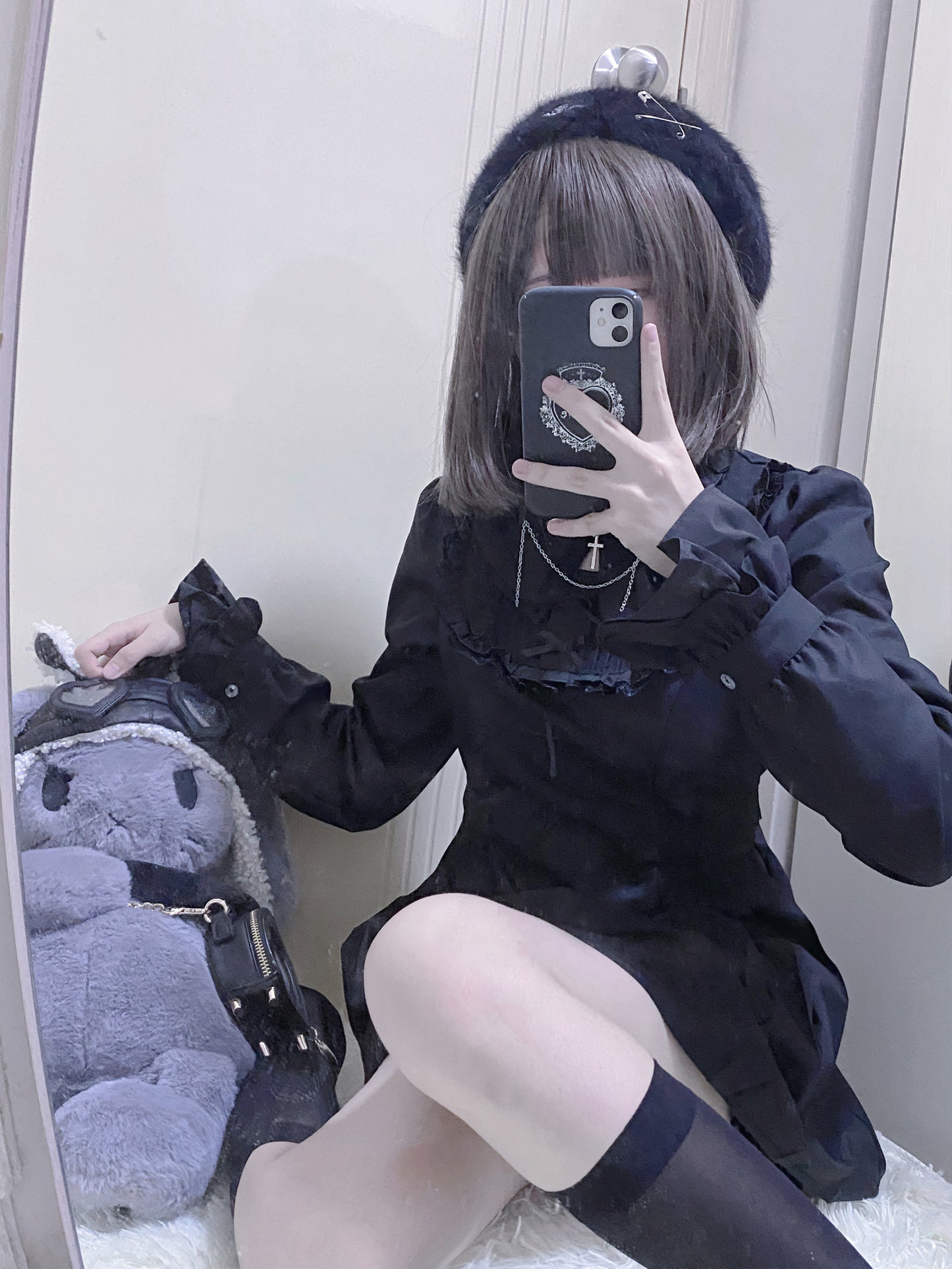 Eltuan Ribbon Lace Cross Embroy Dary West Mark礼服服