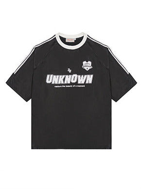 アメリカンレトロ3BARロゴシャイニーラグランTシャツ