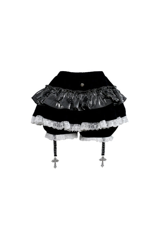 Mine sweet sleeveless top + corset vest + cake skirt